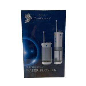 Pure Radiance White Portable Water Flosser Rechargeable Oral Irrigator NIB